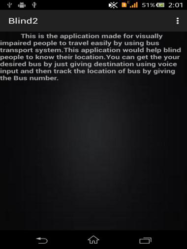 UI for About Us option
