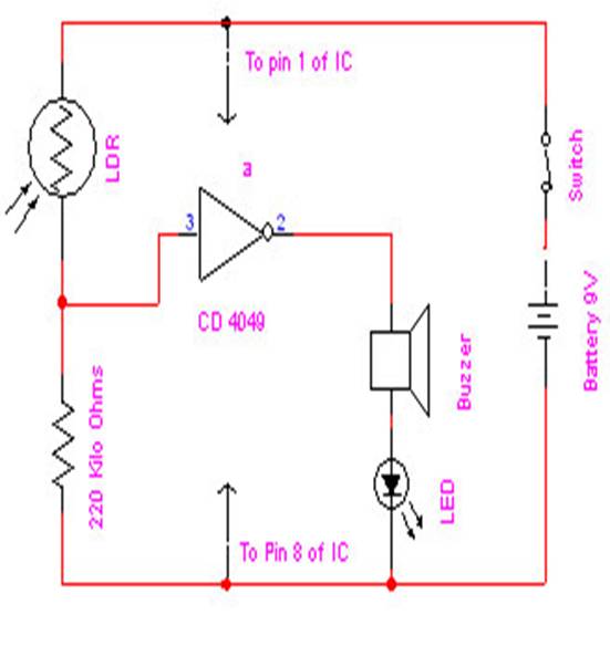 Electronics Eye Circuit Diagram