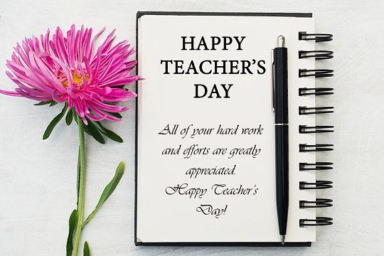 teachers day card