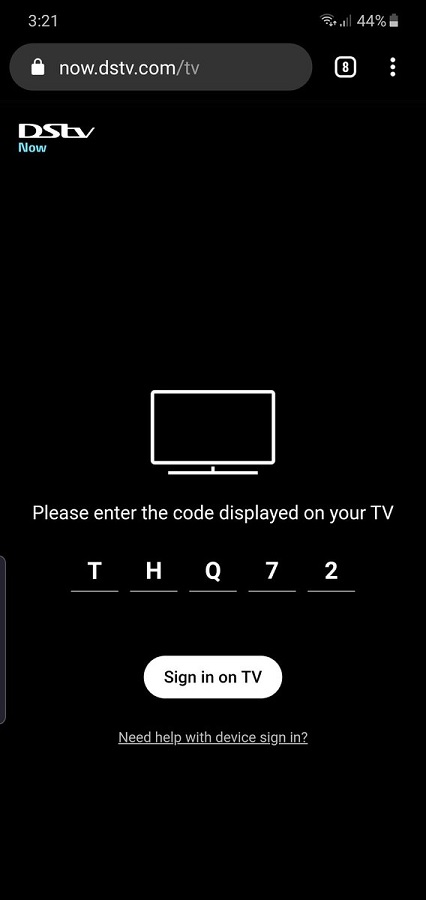 Dstv Stream Tv Code Login Login To Activate Dstv On Devices