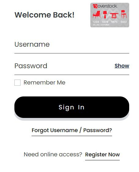 Overstock Credit Card Login Apply For Overstock Store Credit Card