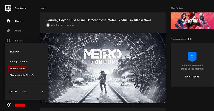 Epic Games application