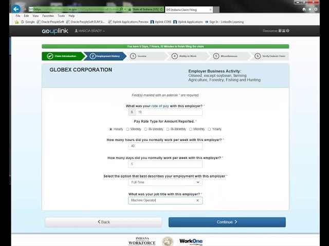 Claimant Self Service