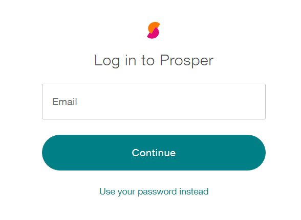 prosper card login