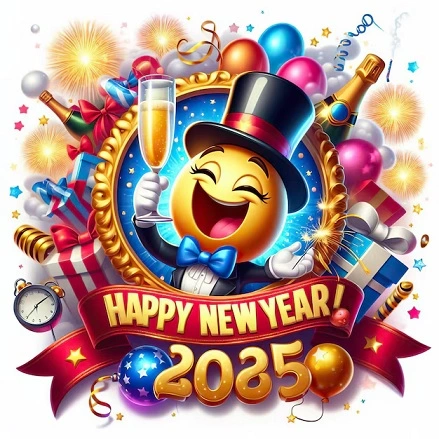 New Year Emoji 2025