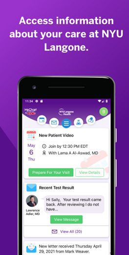 NYU Langone Mychart Login