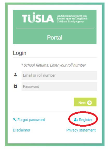 Tusla Portal Login
