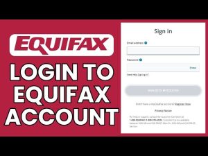 myEquifax account