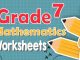 7th Grade Math Worksheets USA