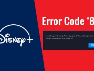 Error Code 83 Disney Plus