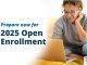 Open Enrollment for Health Insurance 2025
