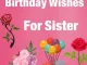 Birthday Wishes for Sister