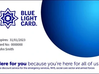 Blue Light Card