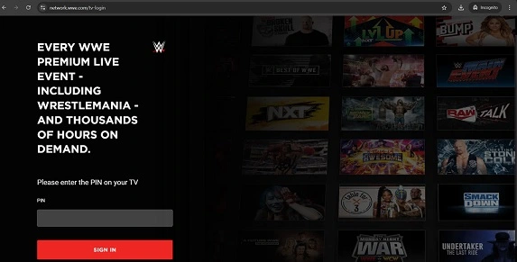 WWE Network Link Connect TV