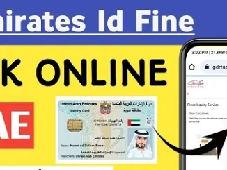 UAE ID Fine Check