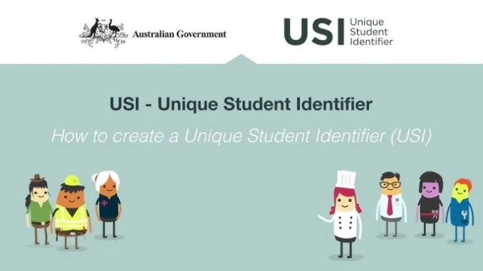 Unique student identifier Australia