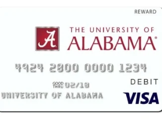 University of Alabama Prepaid Visa Card