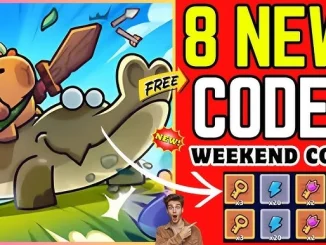 New Capybara Go Codes