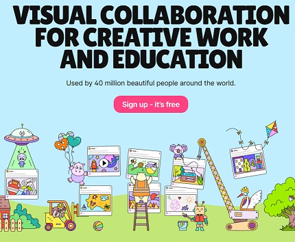 Sign up for a Padlet account