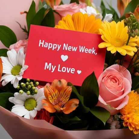 happy new week message to my love