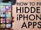 Access Hidden Apps on iPhone