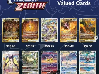 crown zenith card list