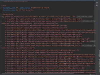 error java.lang.nullpointerexception
