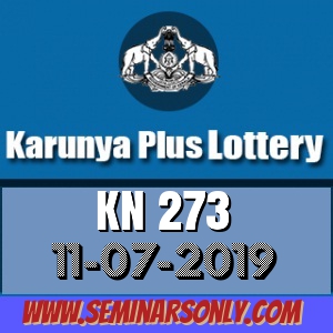 KN 273 Karunya Lottery Result