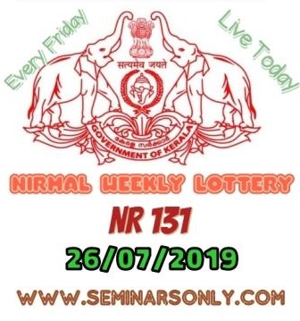 NR 131 Nirmal Weekly Lottery
