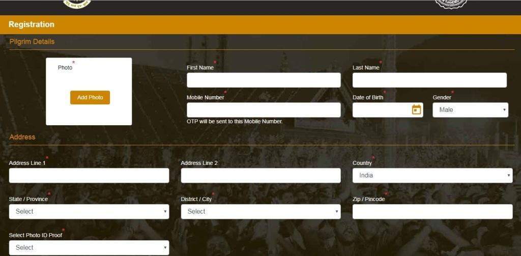 Sabarimala Accommodation Reservation Chart