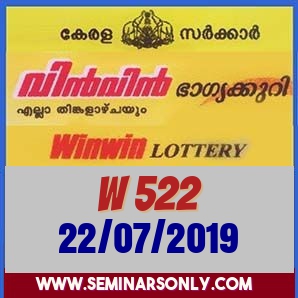 W522 WinWin Lottery Result